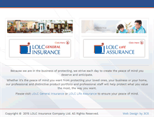 Tablet Screenshot of lolcinsurance.com